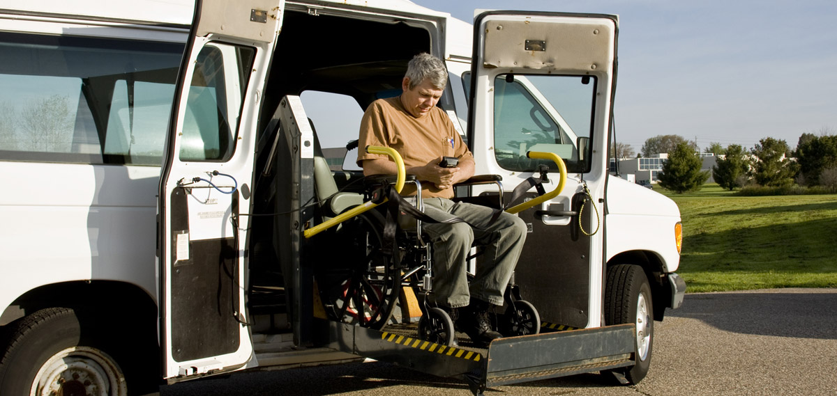 Disabled wheelchair lift